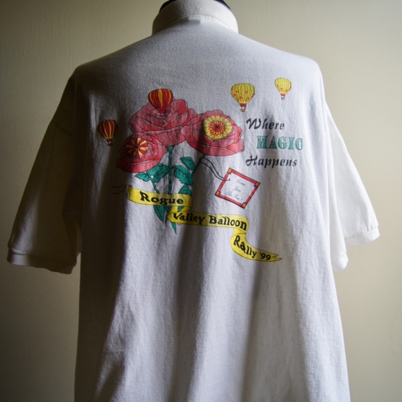 1999 Rogue Valley Balloon Rally Pilot T-Shirt - Picture 4 of 6